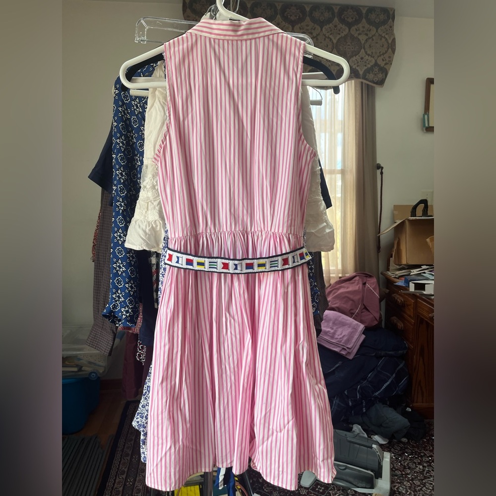 Pink striped Polo Ralph Lauren Dress - Picture 2 of 5